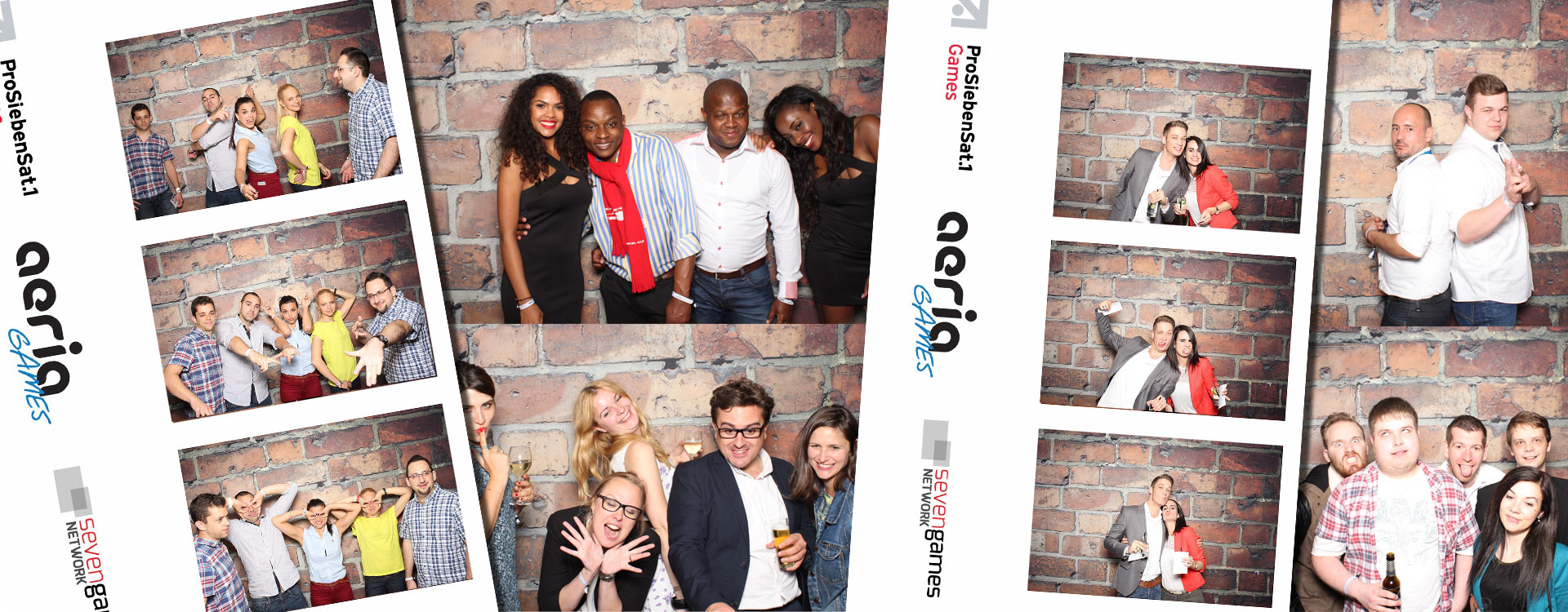 Foto aus einem Photo Booth Automaten von Abschlussfotos Foto aus einem Photo Booth Automaten von Abschlussfotos